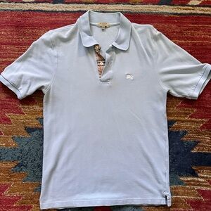 🔥Burberry polo baby blue